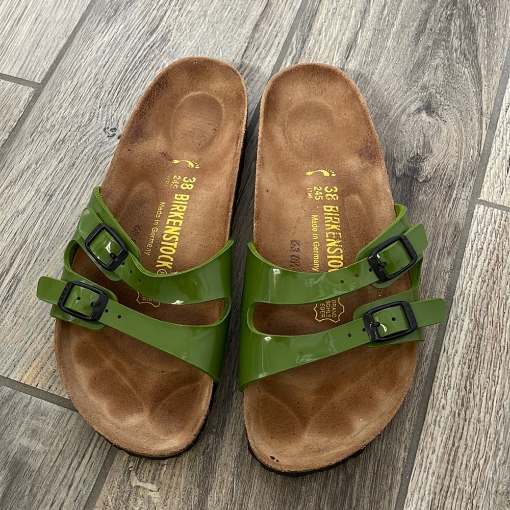 Birkenstock Green Patten 2 strap